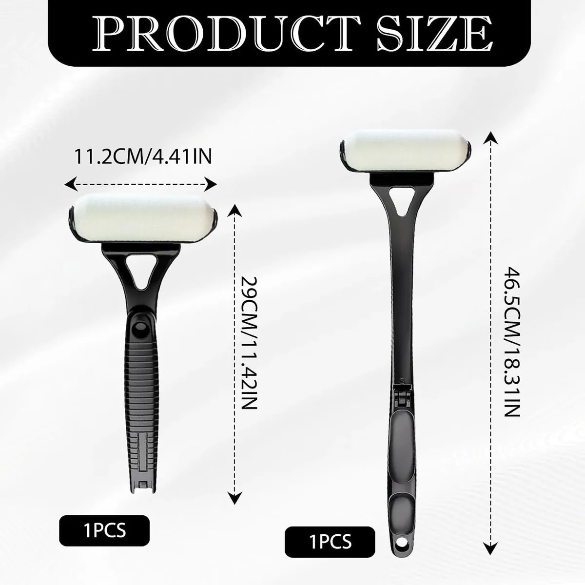 back lotion applicator size folded and unfolded