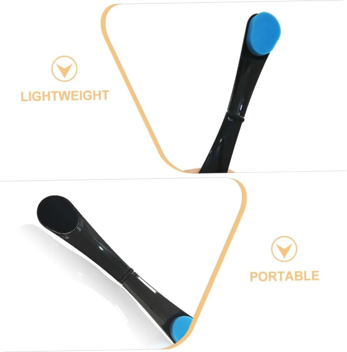 lightweight, portable sunscreen back applicator