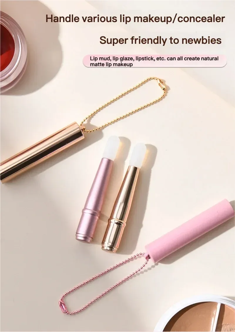 mini silicone lip brush for lipstick, gloss and concealer